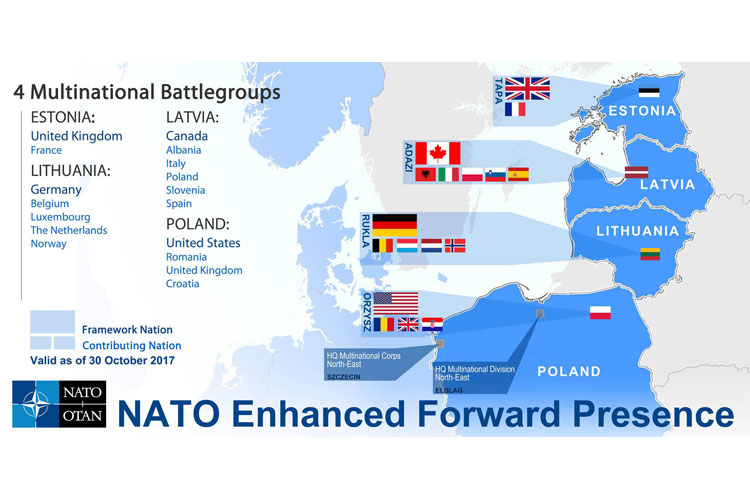 NATO eFP Battle Group TRF Flash 