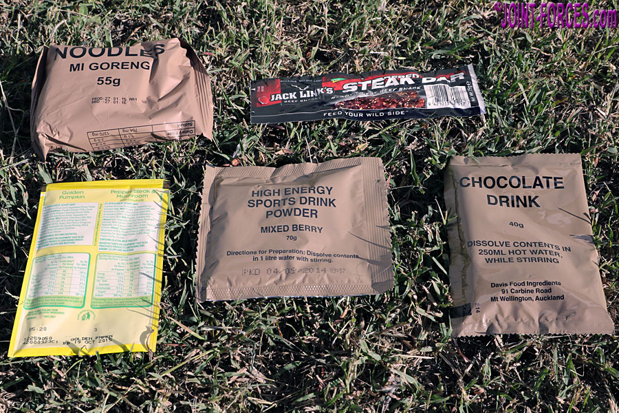Free post ration pack army mre cr1m survival food camping hiking fishing hunting 
