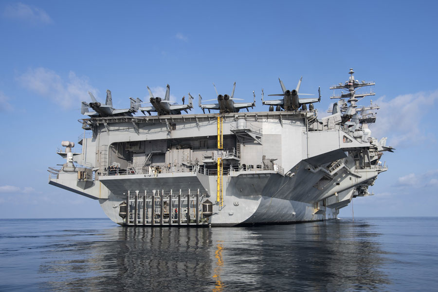Vidunderlig klokke udbrud USS Nimitz To Return To Home Port | Joint Forces News