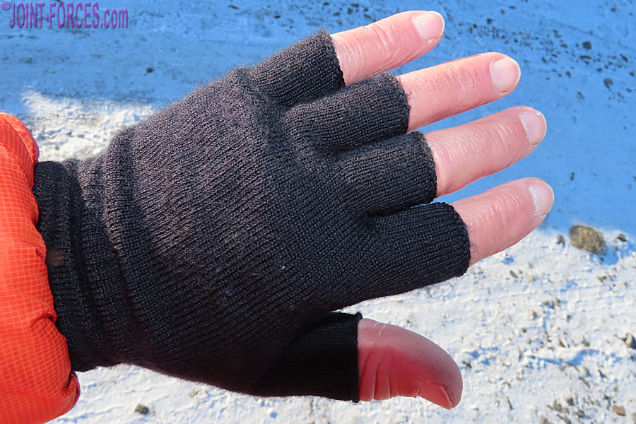 EDZ Merino Wool Fingerless Gloves