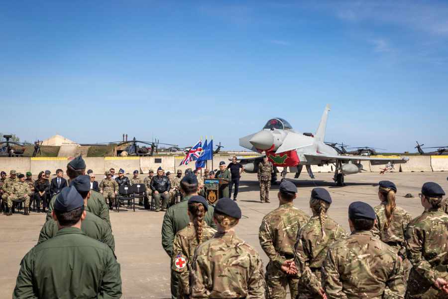 În România începe cea mai recentă misiune a Poliției Aeriene RAF